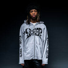 Load image into Gallery viewer, GREY/BLACK "LVSK" JACKET