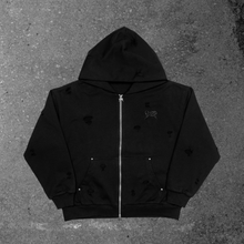 Load image into Gallery viewer, BLACK DISTRESSED HEAVY JACKET