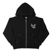 Load image into Gallery viewer, BLACK ASADI X LVSK ZIP-UP
