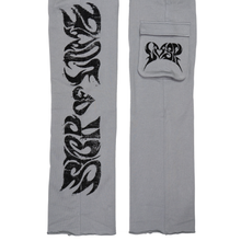 Load image into Gallery viewer, GREY/BLACK &quot;LVSK&quot; SWEATS
