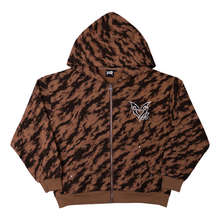 Load image into Gallery viewer, BROWN ASADI X LVSK ZIP-UP
