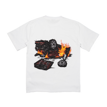 Load image into Gallery viewer, WHITE &quot;RED&quot; CRASH TEE
