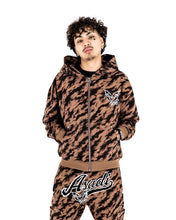 Load image into Gallery viewer, BROWN ASADI X LVSK ZIP-UP

