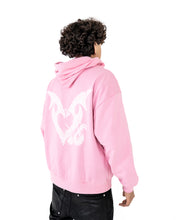 Load image into Gallery viewer, PINK "I'M SICK OF LOVE" HOODIE
