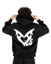 Load image into Gallery viewer, BLACK "I'M SICK OF LOVE" HOODIE
