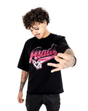 Load image into Gallery viewer, PINK/BLACK ASADI X LVSK TEE
