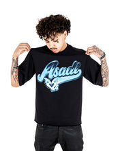 Load image into Gallery viewer, BLUE/BLACK ASADI X LVSK TEE
