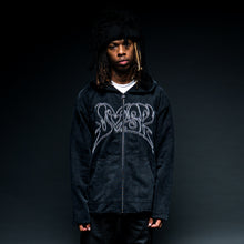 Load image into Gallery viewer, BLACK &quot;LVSK&quot; EMBROIDERY JACKET
