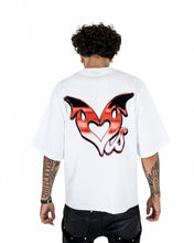 Load image into Gallery viewer, RED/WHITE ASADI X LVSK TEE

