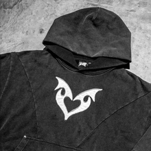 Load image into Gallery viewer, BLACK &quot;COLD HEART&quot; HOODIE
