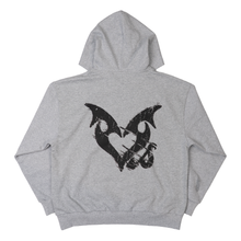 Load image into Gallery viewer, GREY "I'M SICK OF LOVE" HOODIE
