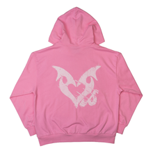 Load image into Gallery viewer, PINK "I'M SICK OF LOVE" HOODIE
