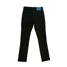Load image into Gallery viewer, BLACK/BLUE &quot;LVSK&quot; EMBROIDERY DENIM
